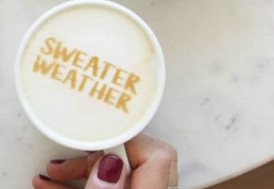 Pumpkin Spice Latte Sweater Weather Latte